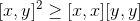 [x,y]^2\geq [x,x][y,y]