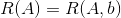 R(A)=R(A,b)