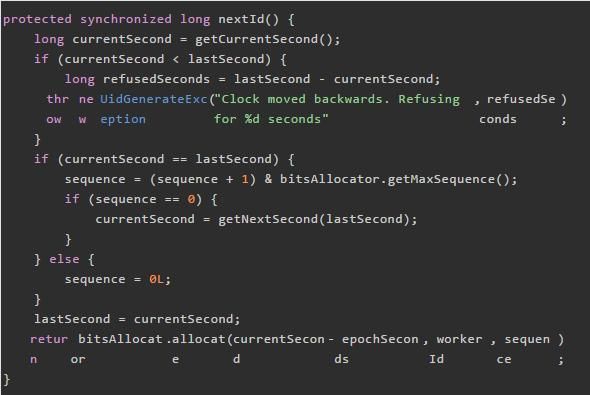 百度开源的分布式唯一ID生成器UidGenerator，解决了时钟回拨问题