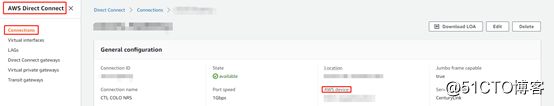 AWS Direct Connect 使用心得