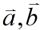 vector a and b