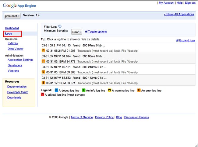 google app engine 调试方法_第2张图片