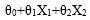 θ0+θ1X1+θ2X2