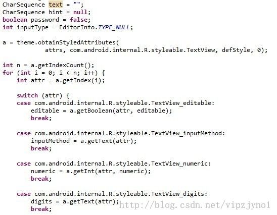 android 自定义控件 使用declare-styleable进行配置属性(源码角度)_第3张图片