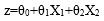 z=θ0+θ1X1+θ2X2