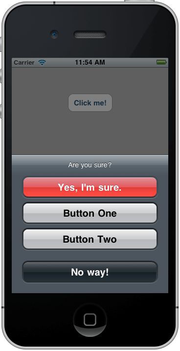 iPhone开发之UIActionSheet_第1张图片