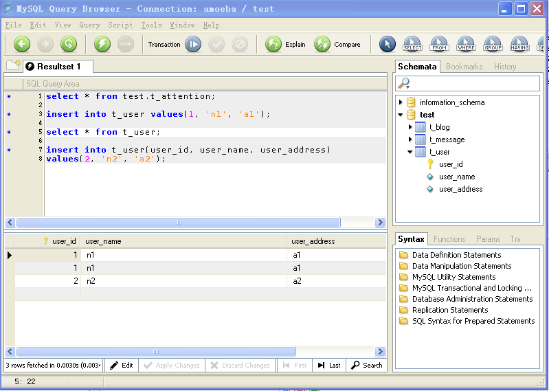 点击查看原始大小图片 Mysql 基于 Amoeba 的 水平和垂直 分片_第9张图片