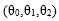 (θ0,θ1,θ2)