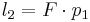 l_2=F \cdot p_1