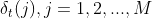 \delta_t(j),j=1,2,...,M