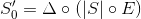 S'_{0}=\Delta \circ \left (\left | S \right |\circ E \right )