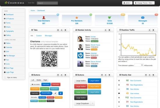 Bootstrap Admin Templates-9