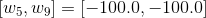 [w_{5},w_{9}]=[-100.0,-100.0]