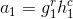 a_{1}=g_{1}^{r}h_{1}^{c}