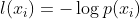 l(x_{i})=-\log p(x_{i})