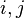 i,j