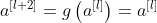 a^{[l+2]}=g\left(a^{[l]}\right)=a^{[l]}