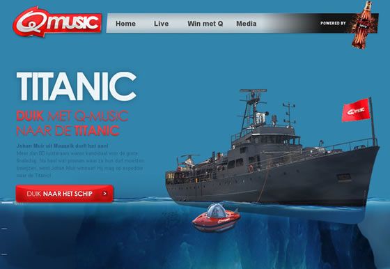 Q music Titanic