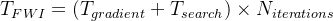 T_{FWI}=(T_{gradient}+T_{search})\times N_{iterations}