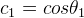 c_1 = cos \theta_1