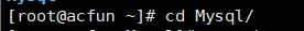 进入Mysql文件夹