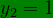 \bg_green y_{2}=1