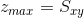 z_{max}=S_{xy}