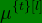 \bg_green \mu^{\{t\}[l]}