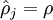 \textstyle \hat\rho_j = \rho