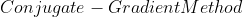 Conjugate-Gradient Method