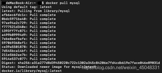 docker mysql