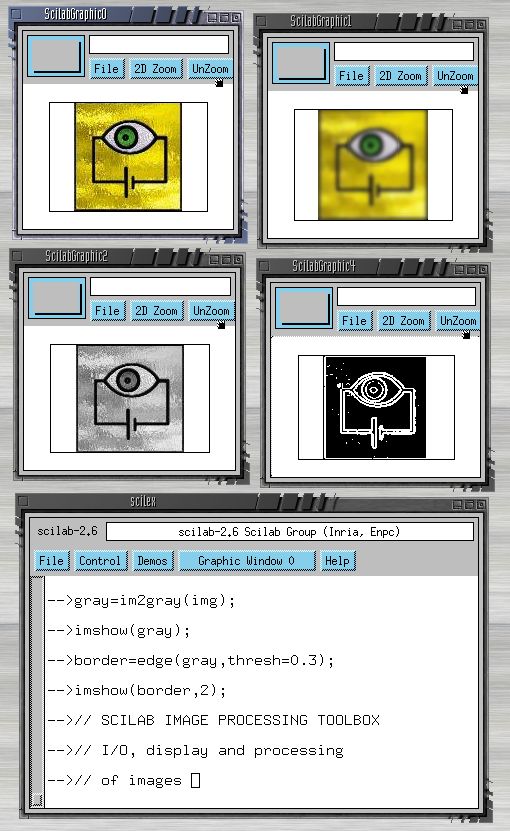 Scilab Image Processing Toolbox