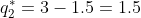 q_2^*=3-1.5=1.5