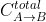 C^{total}_{A \rightarrow B}