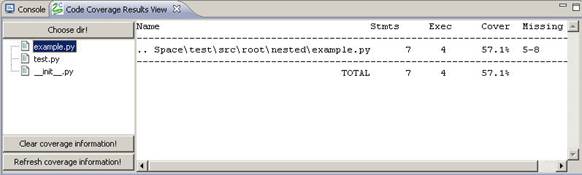 在 Code Coverage Results View 中显示代码覆盖率