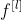 f^{[l]}