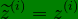 \bg_green \widetilde{z}^{(i)} = z^{(i)}