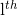 ${l^{th}}$