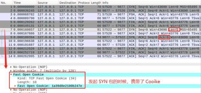 TCP Fast Open 抓包分析