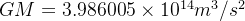 GM = 3.986005 \times 10^{14} m^{3} / s^{2}