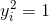 y_i^2=1