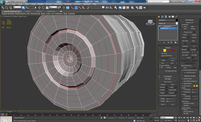 3D 工作室最大建模教程未来派螺栓枪