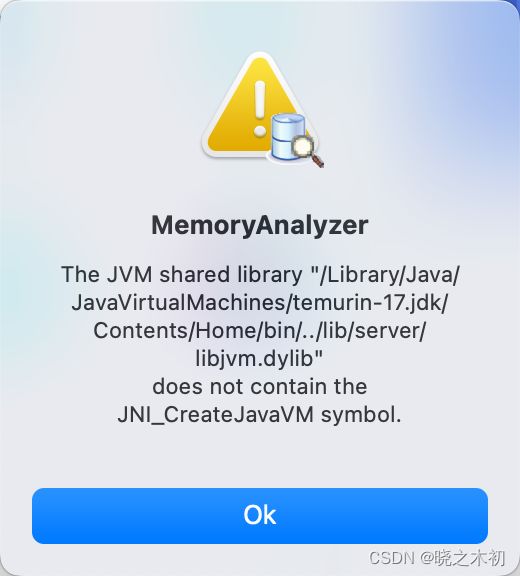 Mac安装Ecplise产品报错:dose not contain the JNI_CreateJavaVM symbol_第1张图片