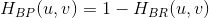 H_{BP}(u,v)=1-H_{BR}(u,v)