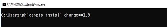 Django Installation 2