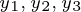 \tiny y_{1},y_{2},y_{3}