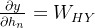 \frac{\partial y}{\partial h_n} = W_{HY}