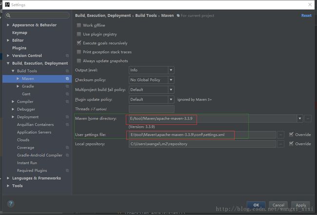 解决办法：在setting ->maven设置好User settings file!