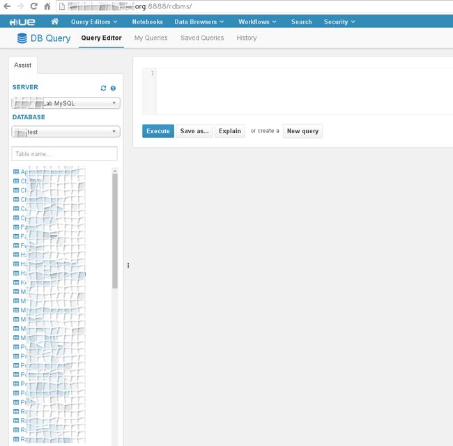 hue connect to mysql