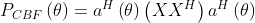 P_{CBF}\left ( \theta \right )=a^{H}\left ( \theta \right )\left ( XX^{H} \right )a^{H}\left ( \theta \right )